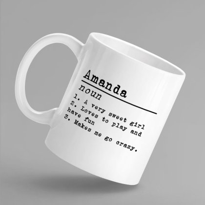 Personalised Classic Definition Mug