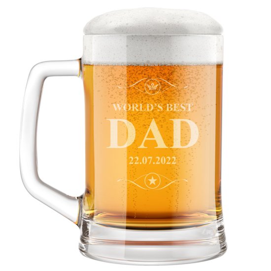 Engraved Beer Tankard