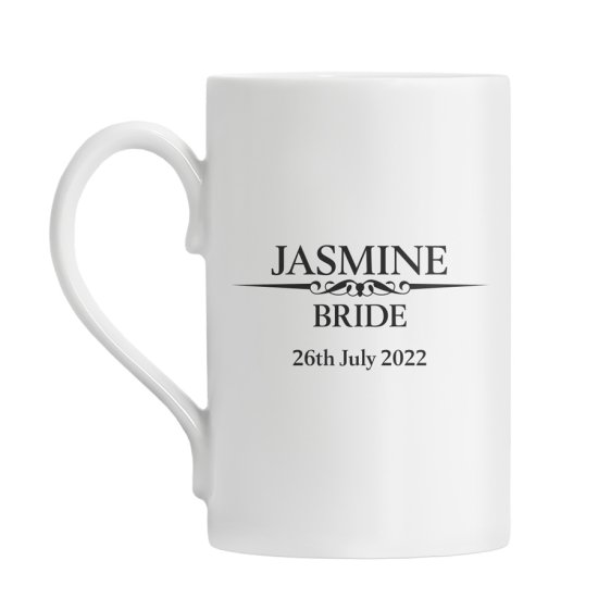 Heritage Wedding Female Personalised Windsor Mug