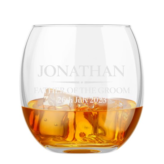 Heritage Wedding Personalised Old Fashioned Tumbler