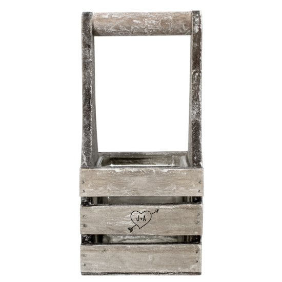 Love Initials Personalised Candle Crate