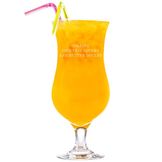Personalised Cocktail Lover Glass