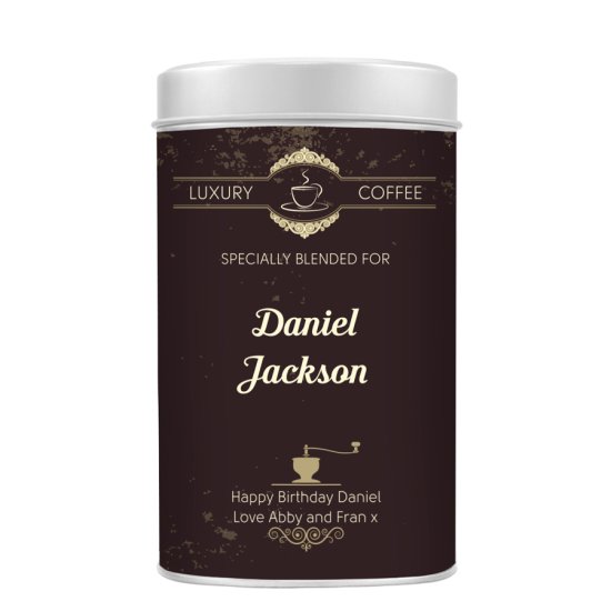 Personalised Coffee - Traditional Design