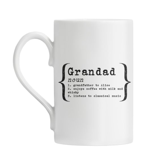 Personalised Definition Windsor Mug