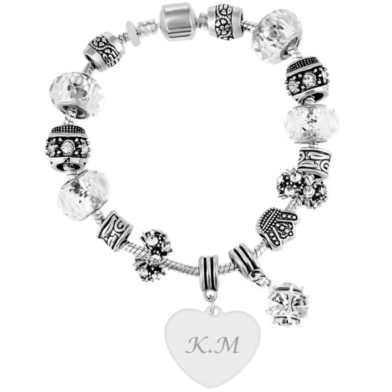 Personalised Initial Charm Bracelet