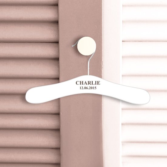 Personalised Kids Clothes Hanger - Name and Date