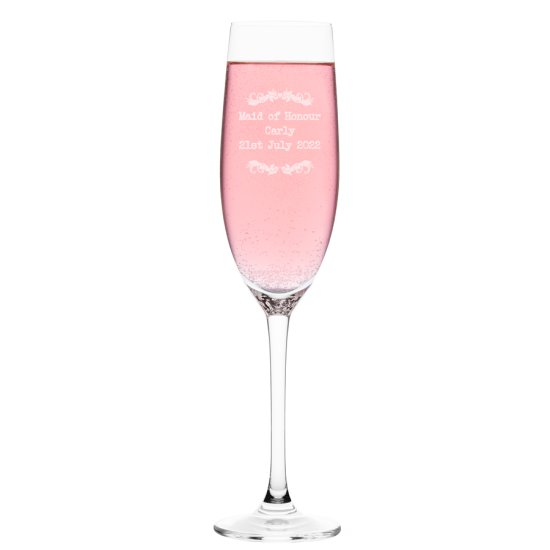 Personalised Vintage Single Flute