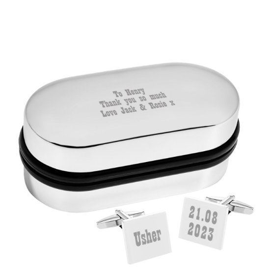 Personalised Wedding Cufflinks