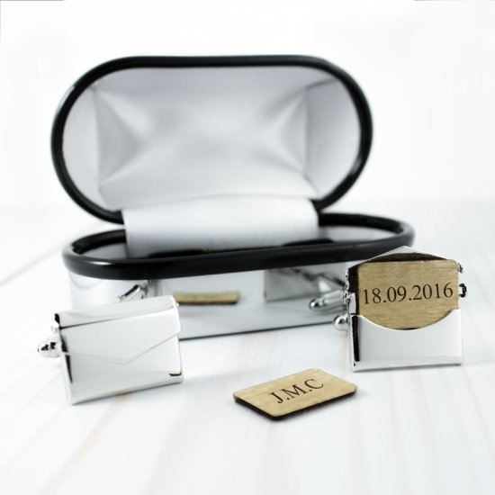Personalised Envelope Cufflinks