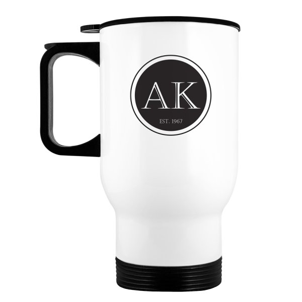 Personalised Initial Travel Mug