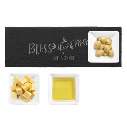 Bless This Meal Personalised Nuts and Nibbles Set