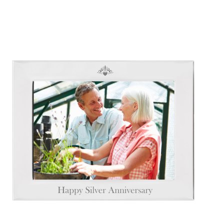 Happy Silver Anniversary Photo Frame