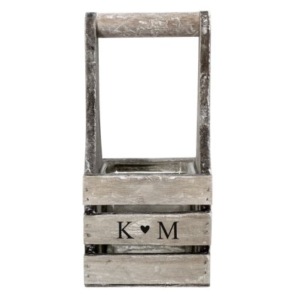 Initials & Heart Personalised Candle Crate
