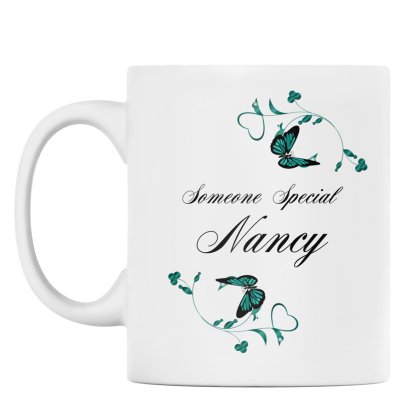 Personalised Delicate Butterfly Mug
