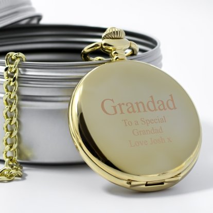 Personalised Fob Pocket Watch - Any Occasion 