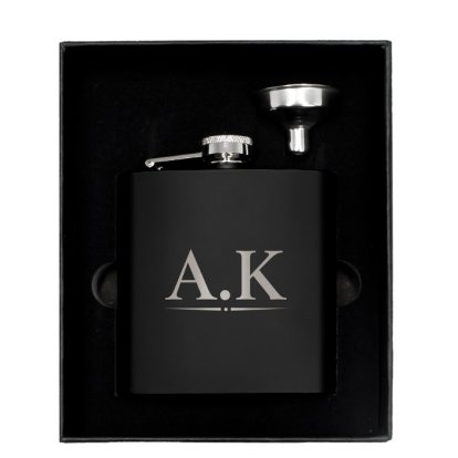 Personalised Luxury Initials Hip Flask