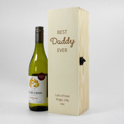 Personalised Wine / Champagne Box - Best