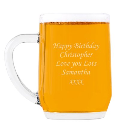 Personalised Pint Tankard - Any Message