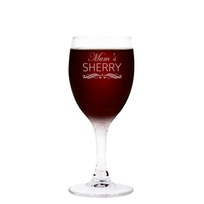 Personalised Sherry Glass