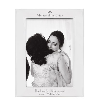 Personalised Silver Plated Wedding Photo Frame