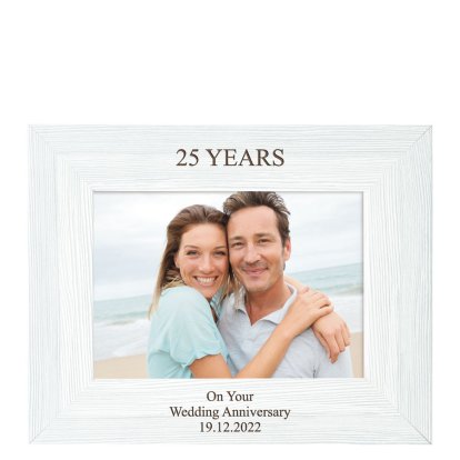 Personalised Vintage Photo Frame - Year & Message