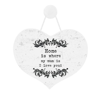Personalised Vintage Wooden Heart Decoration