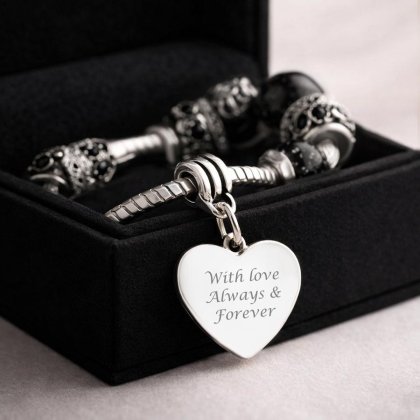 Personalised Galaxy Charm Bracelet Photo 4
