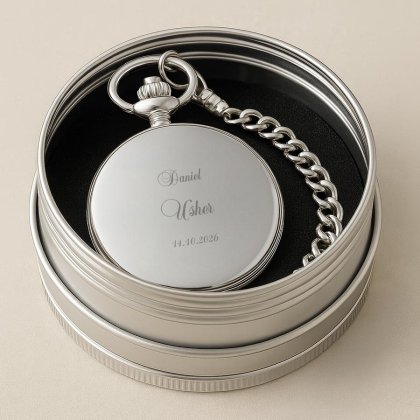 Engraved Pocket Watch - Classic Usher Photo 4