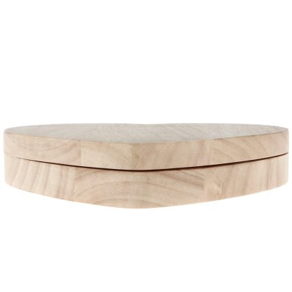 Engraved Wooden Heart Cheese Board Set - Hearts and Swirl Photo 3