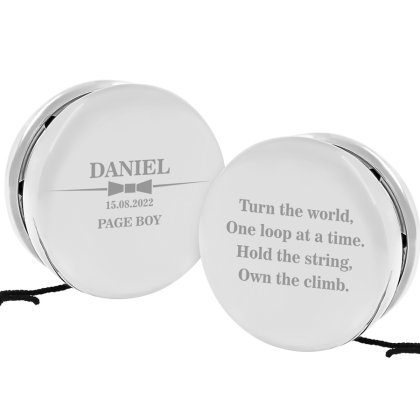 Engraved YoYo - Classic Bow Tie Photo 2