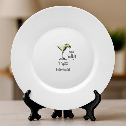 Hen Night Message Plate