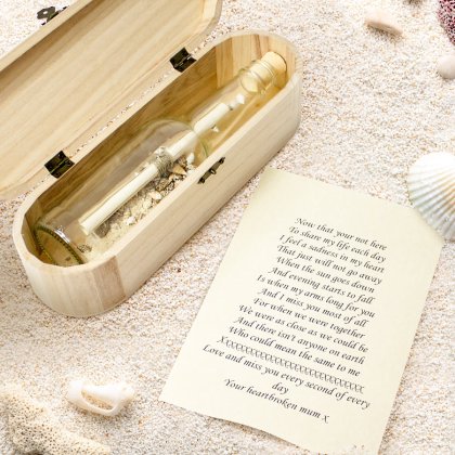 Message in a Bottle with Wooden Box Photo 3