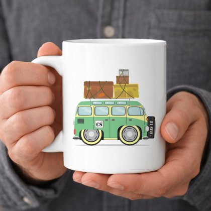 Personalised Camper Van Mugs - Colour Options Photo 7