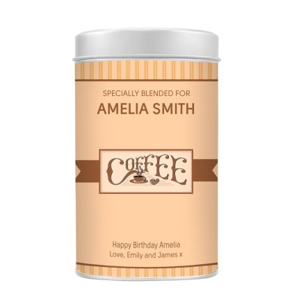 Personalised Coffee - Coffee Bean Design