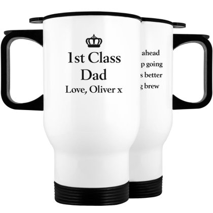 Personalised Crown Travel Mug Photo 3