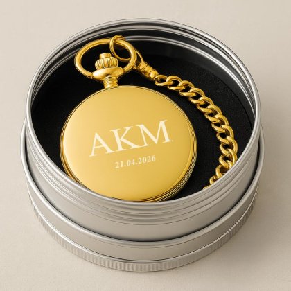 Personalised Fob Pocket Watch Photo 4