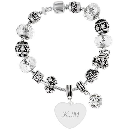 Personalised Initial Charm Bracelet