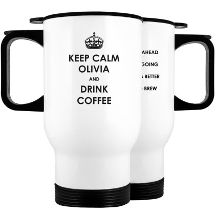 Personalised Keep Calm Travel Mug Photo 3