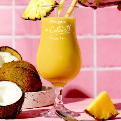 Personalised Large Cocktail Glass - Established