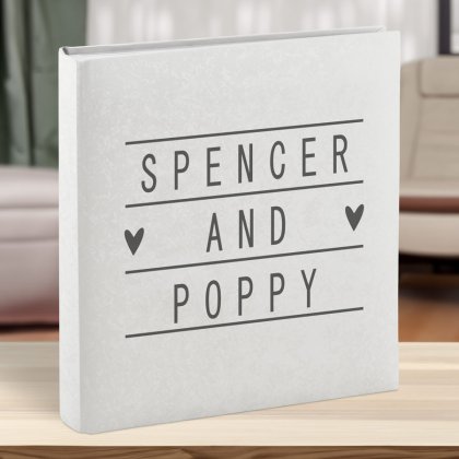 Personalised Photo Album - Couples