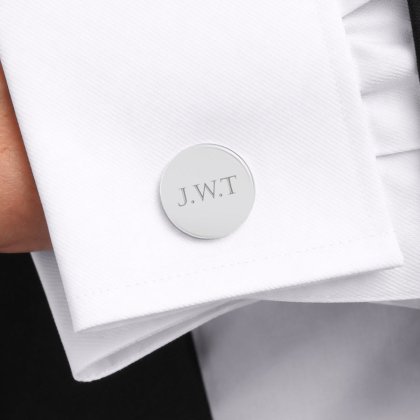 Personalised Round Cufflinks