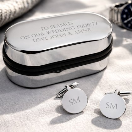 Personalised Round Cufflinks