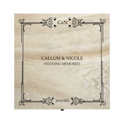 Personalised Large Wedding Classic Frame Box
