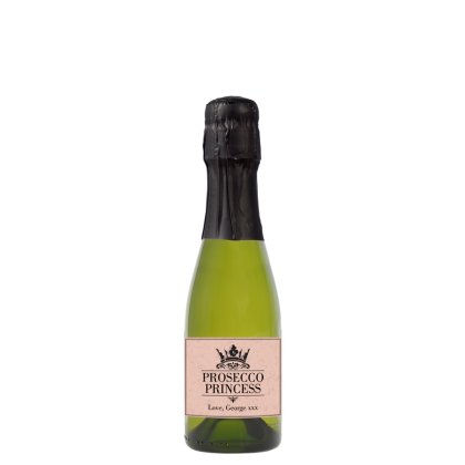 Prosecco Princess Personalised Mini Prosecco